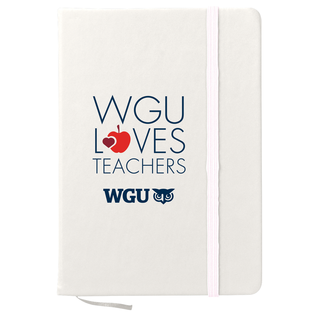 WGU Loves Teachers 80 page Journal Notebook