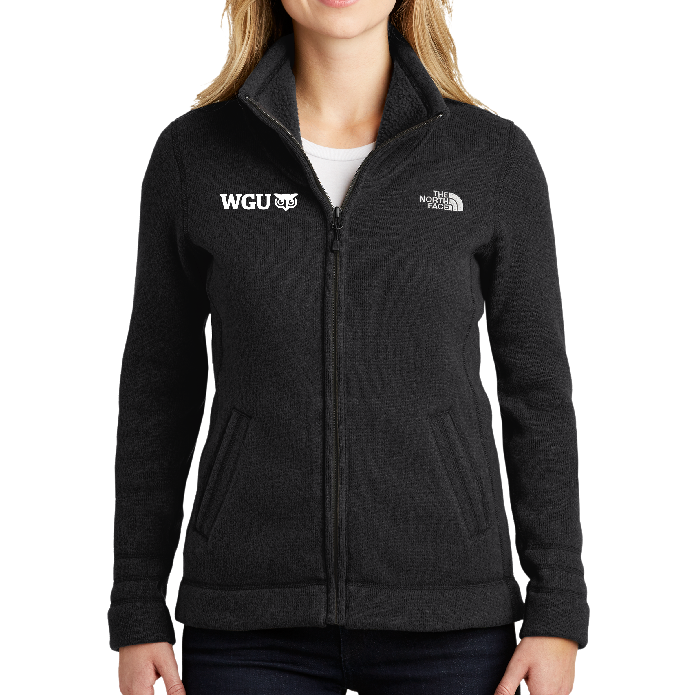 Womens north 2025 face sweater jacket