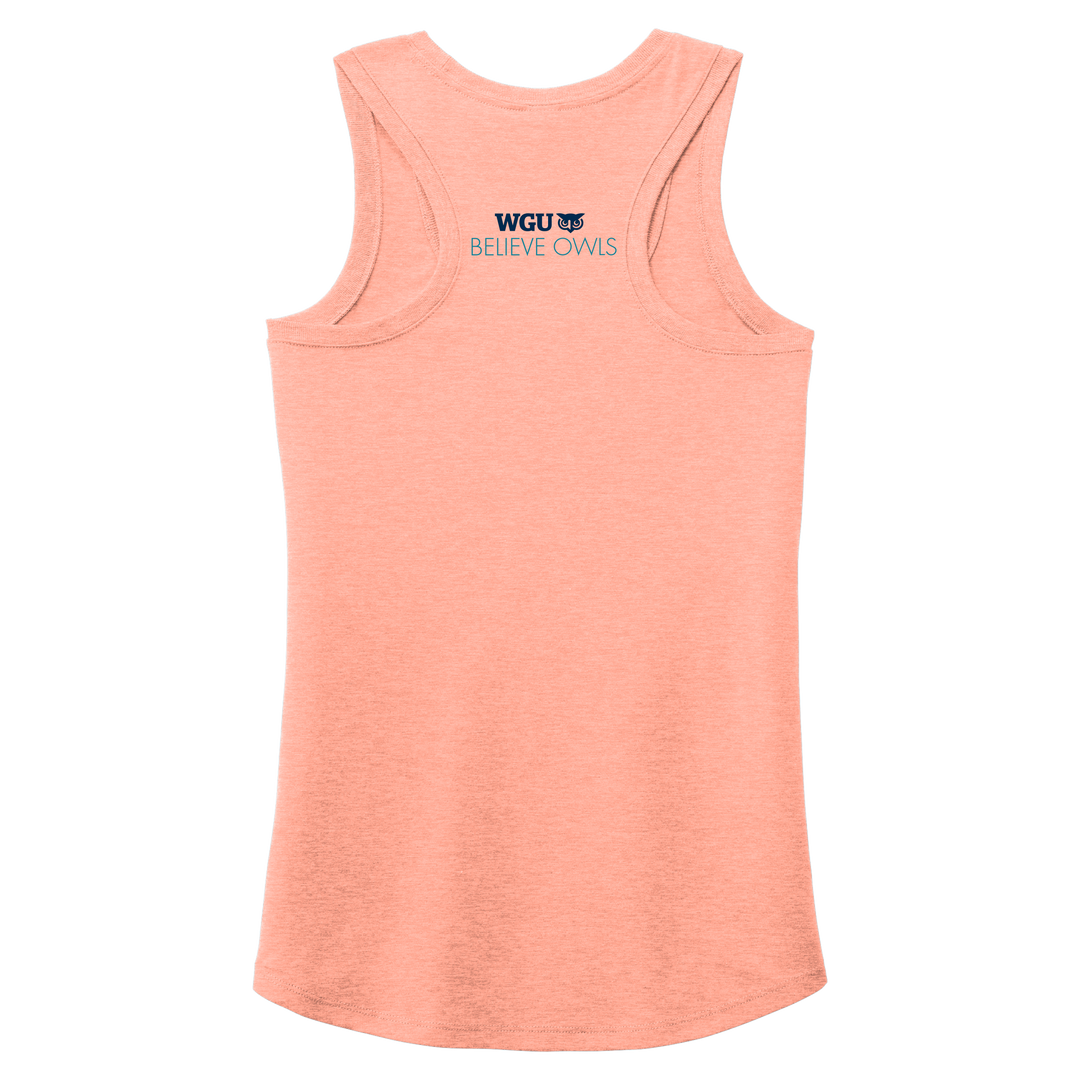 District ® Women’s Perfect Tri ® Racerback Tank - Believe Owls