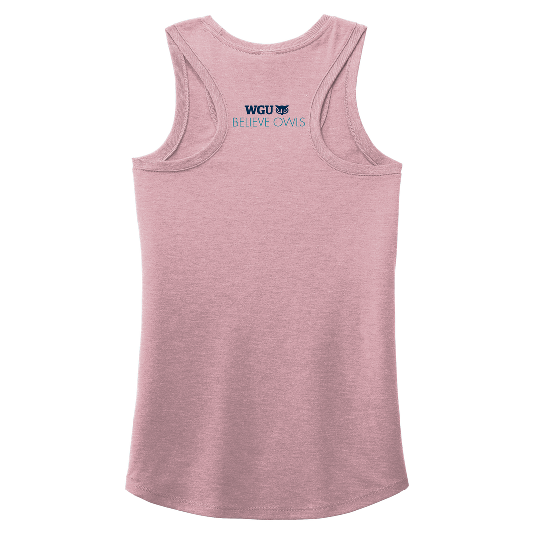 District ® Women’s Perfect Tri ® Racerback Tank - Believe Owls