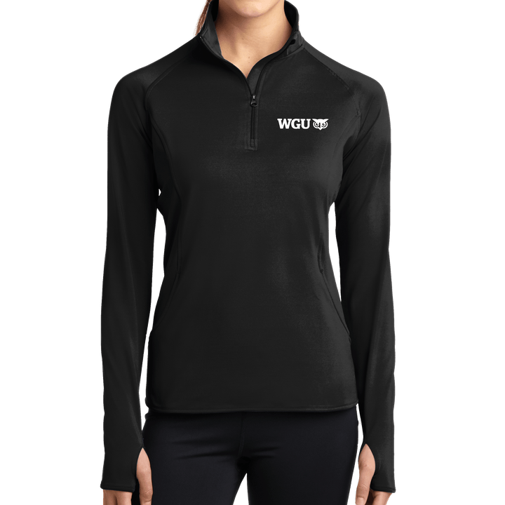 Sport-Tek® Ladies Sport-Wick® Stretch 1/2-Zip Pullover - WGU Clearance