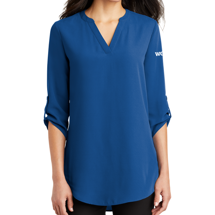 Port Authority ® Ladies 3/4-Sleeve Tunic Blouse - WGU Clearance