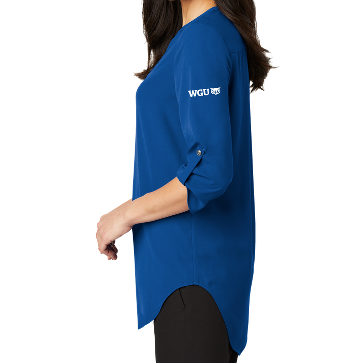 Port Authority ® Ladies 3/4-Sleeve Tunic Blouse - WGU Clearance