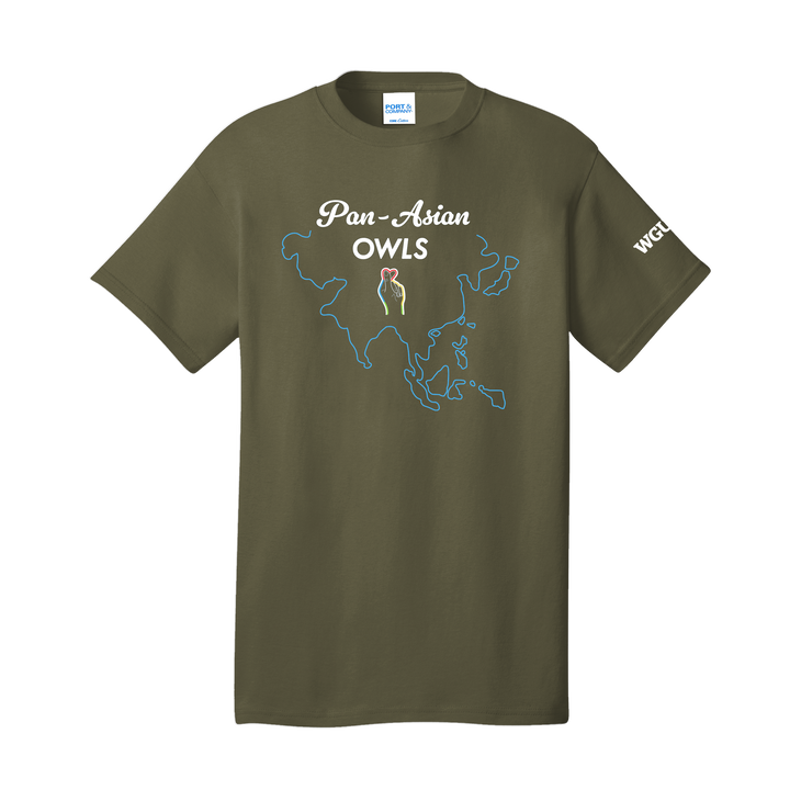 Port & Company® Unisex Core Cotton Tee - Pan-Asian Owls