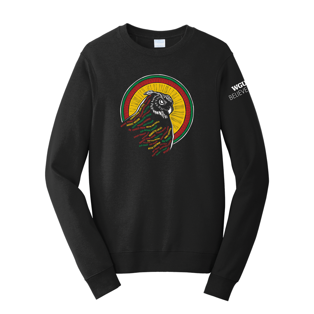 Port & Company® Unisex Fan Favorite™ Fleece Crewneck Sweatshirt - Believe Owls