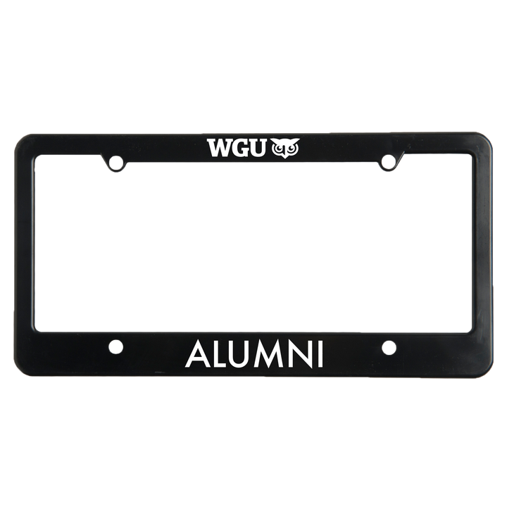 WGU Alumni License Plate Frame