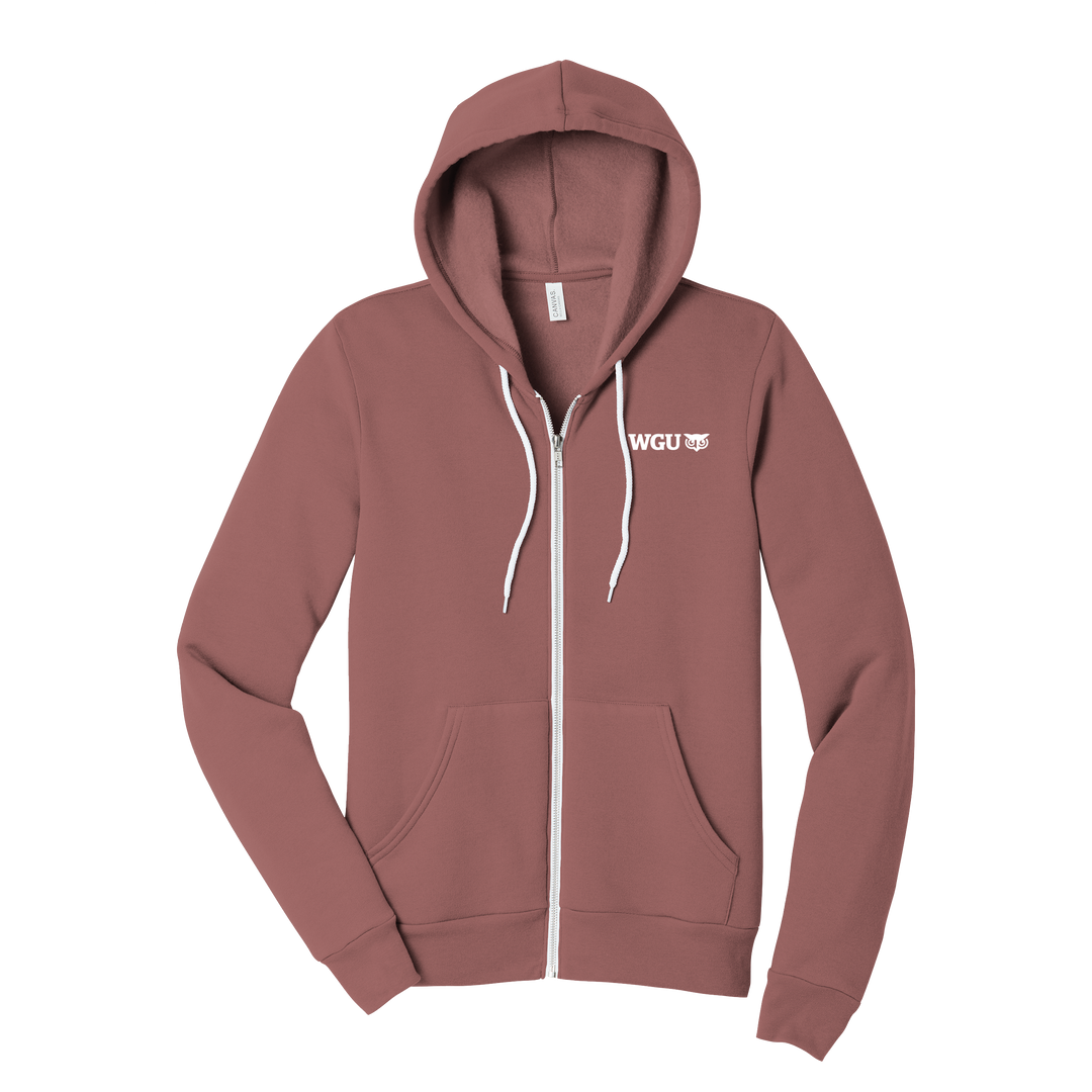 BELLA CANVAS Unisex Sponge Fleece Full Zip Hoodie WGUstore