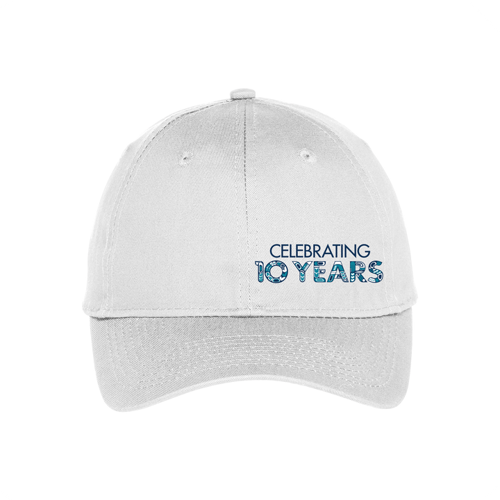 Port & Company® Six-Panel Unstructured Twill Cap - Washington 10 Years