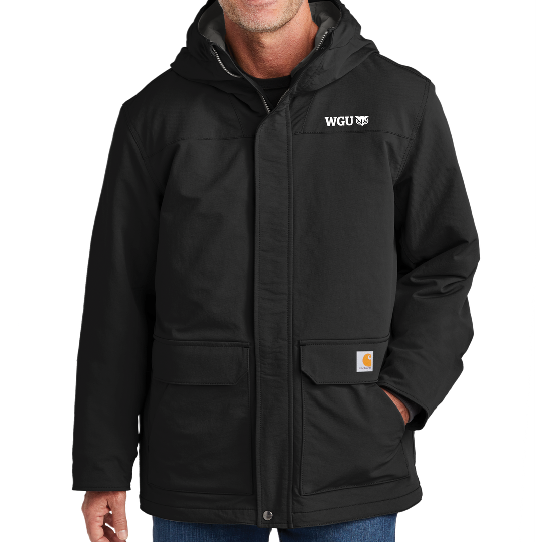 Carhartt insulated hooded jacket best sale