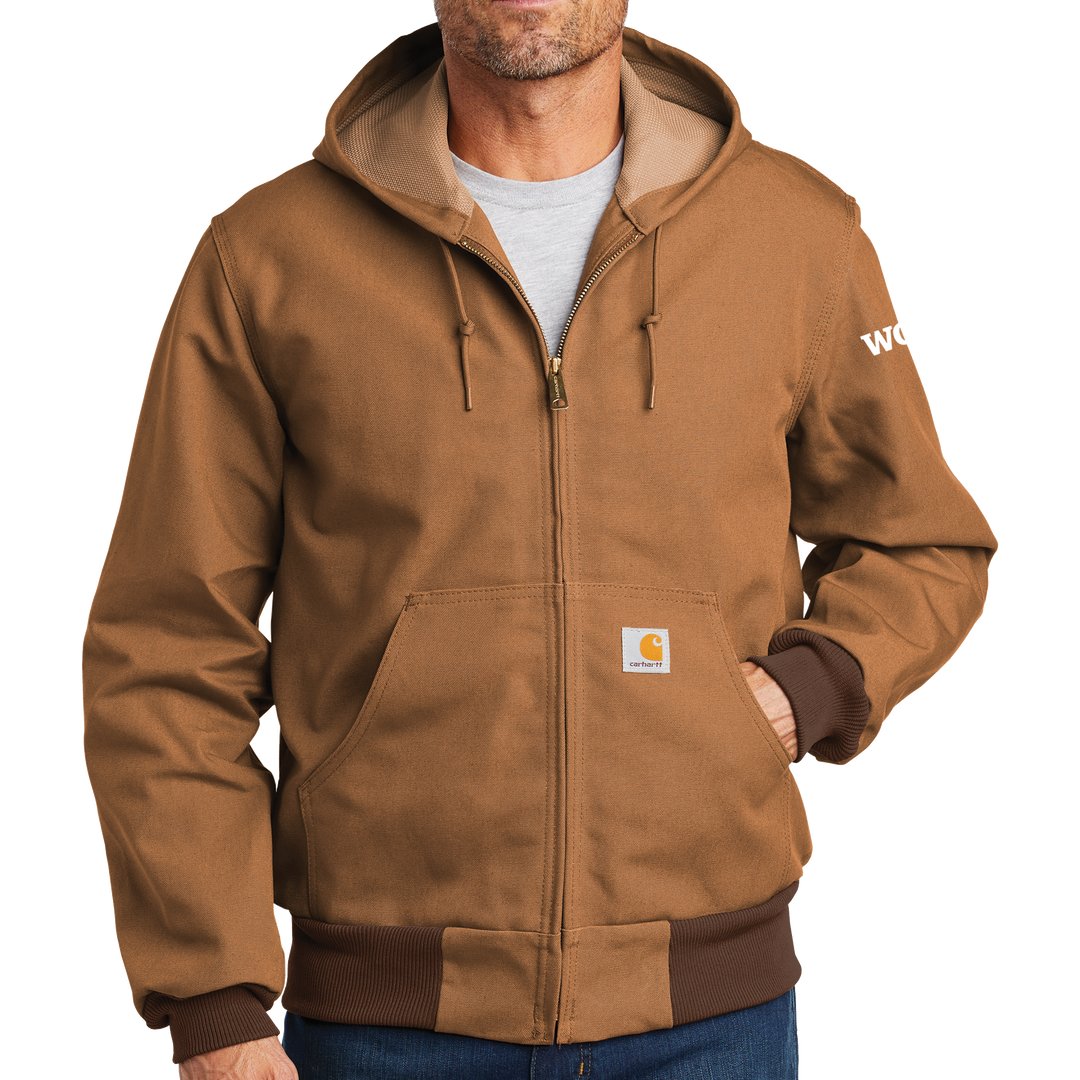 Thermal lined 2025 carhartt hoodie