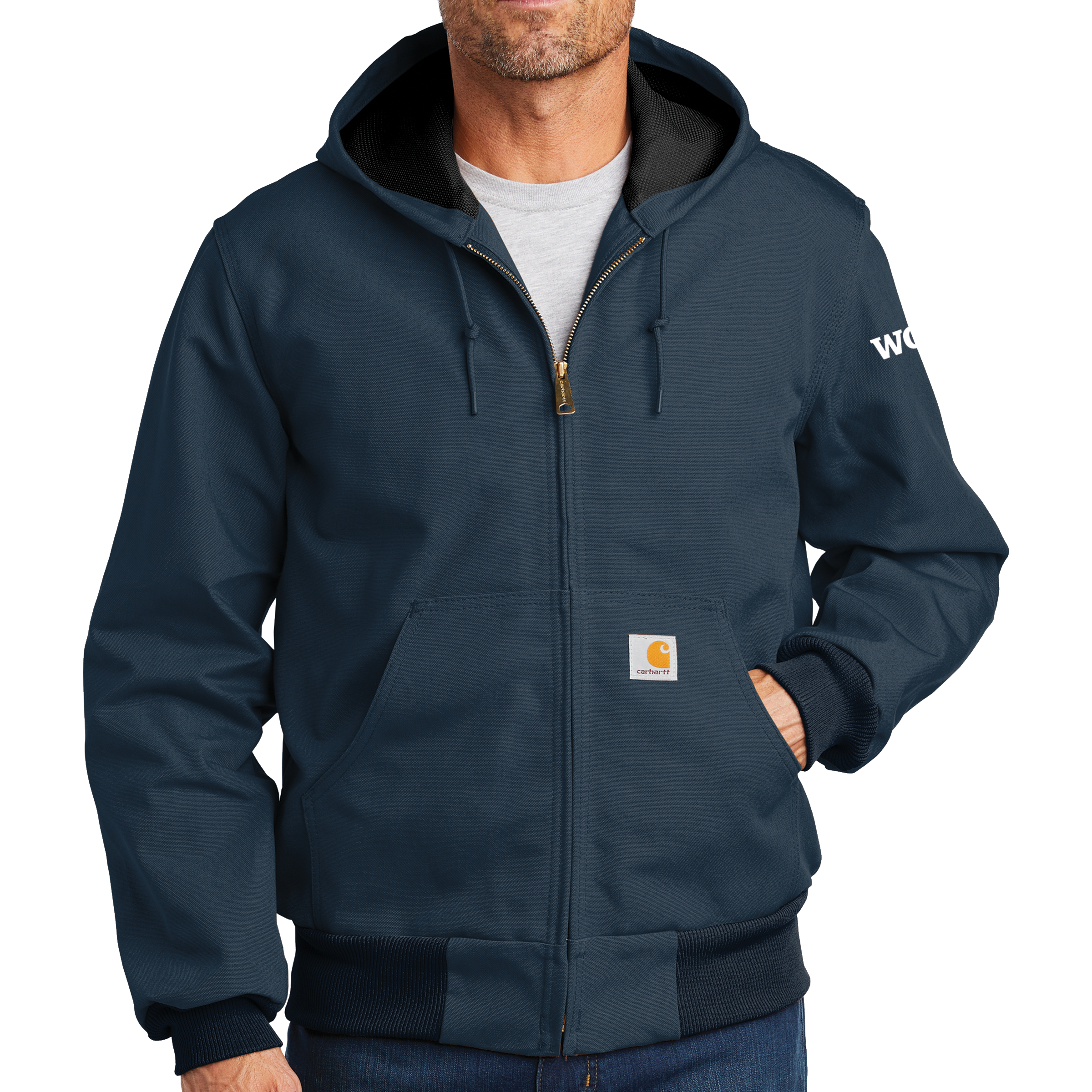 Closeout - Carhartt Rain Defender Rutland Thermal-Lined Hooded Zip-Fro