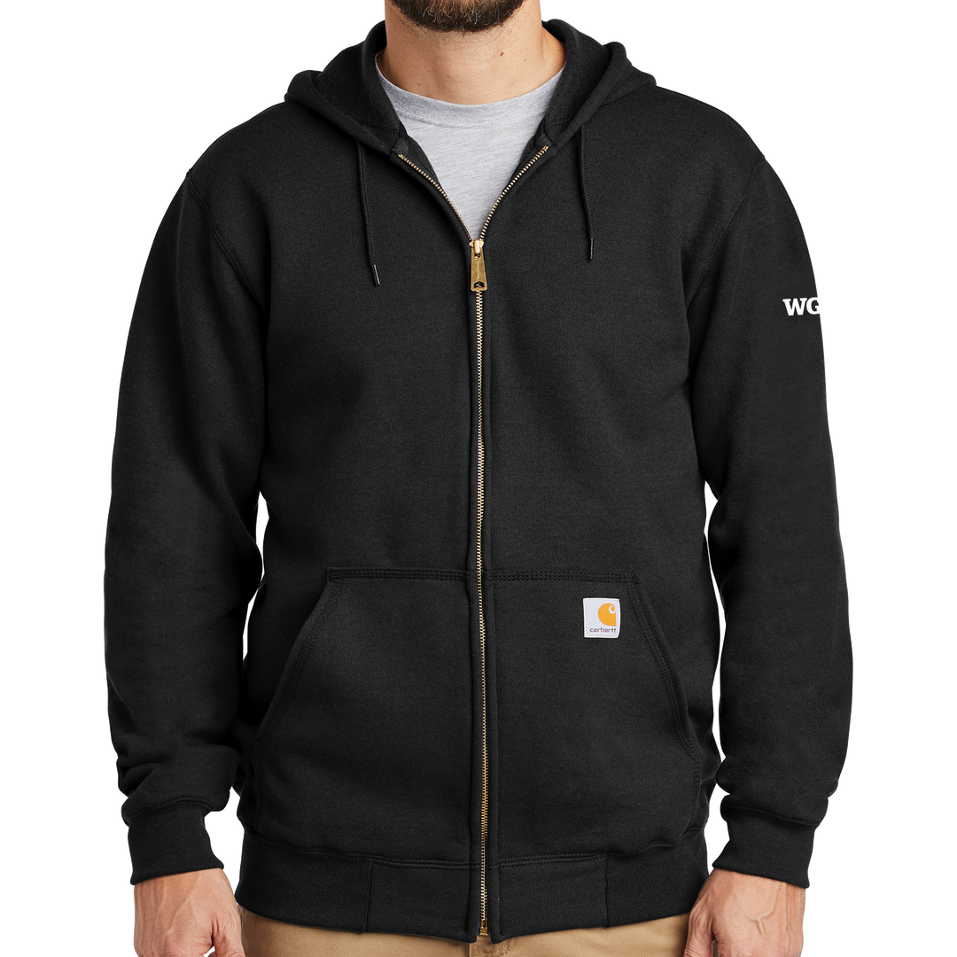 Carhartt zip front hooded sweatshirt hotsell