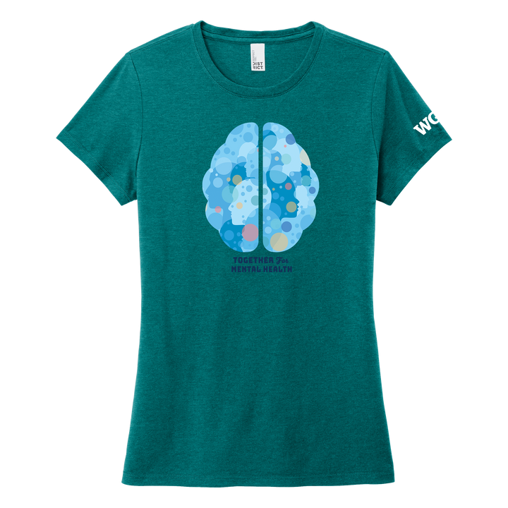 District Made® Ladies Perfect Tri® Crew Tee - Together for Mental Health
