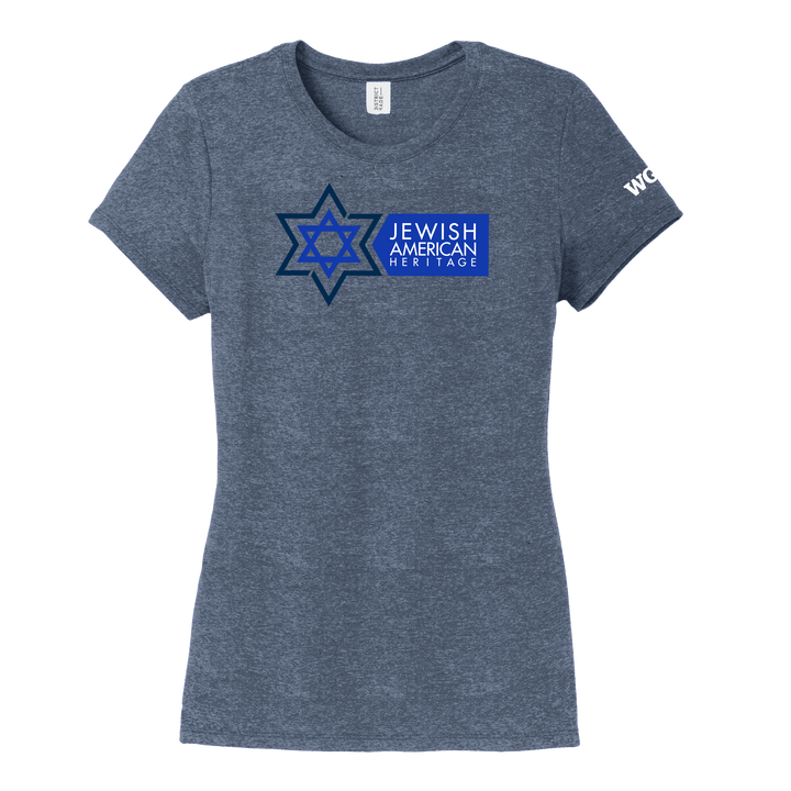 District Made® Ladies Perfect Tri® Crew Tee - Jewish American Heritage