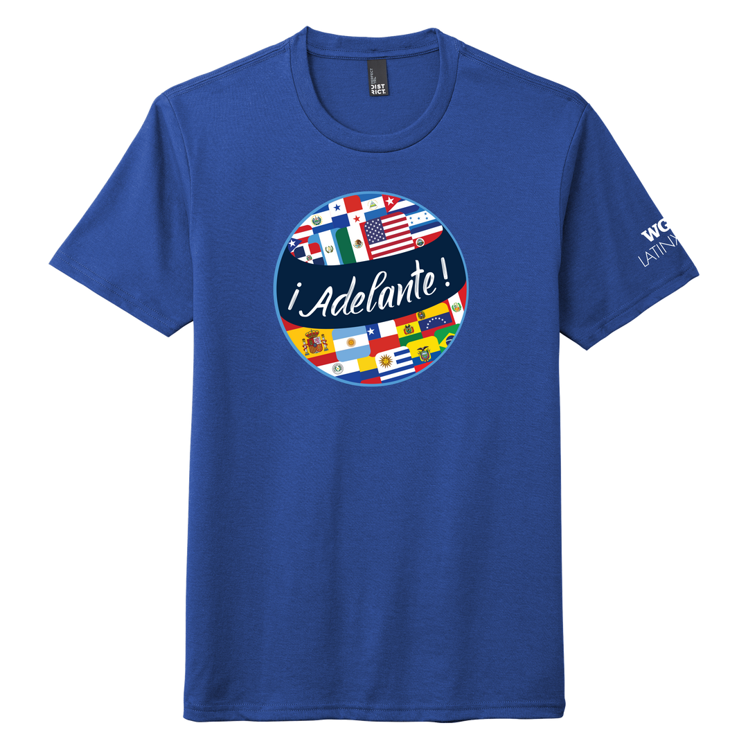 District® - Young Mens Tri-Blend Crew Neck Tee - Latinx Owls