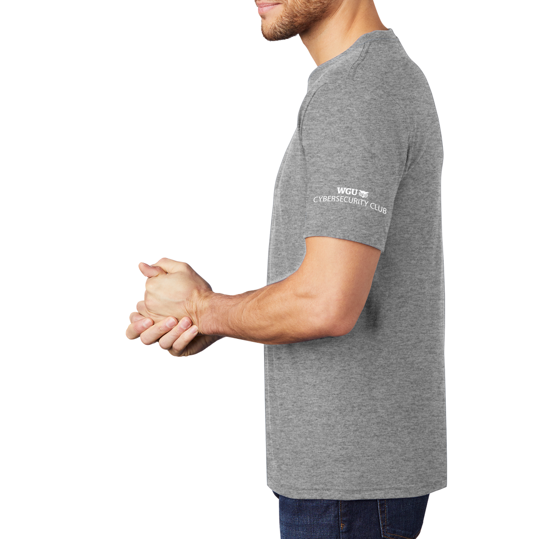 District® - Young Mens Tri-Blend Crew Neck Tee - Cyber Security Club