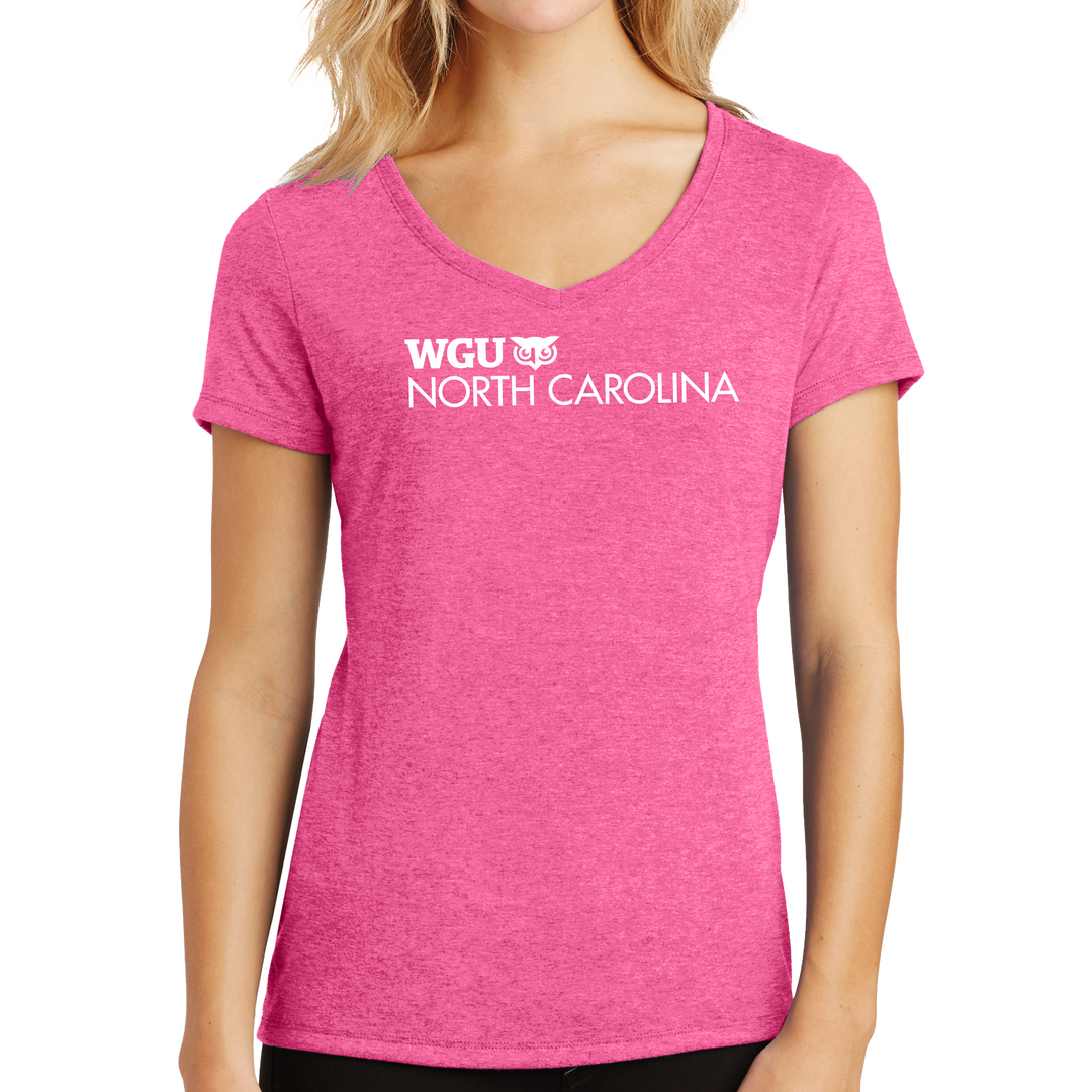 District Made® Ladies Perfect Tri® V-Neck Tee - North Carolina