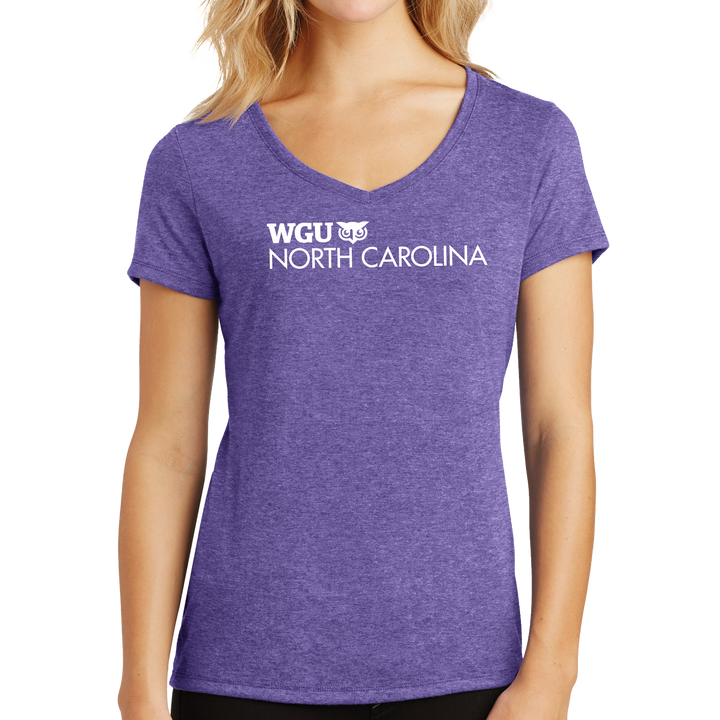 District Made® Ladies Perfect Tri® V-Neck Tee - North Carolina