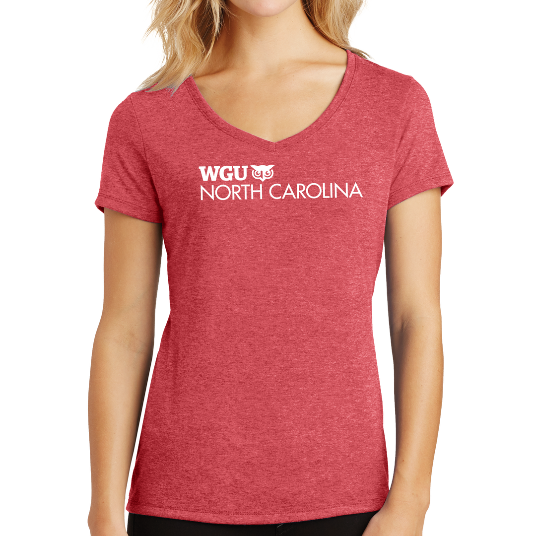 District Made® Ladies Perfect Tri® V-Neck Tee - North Carolina