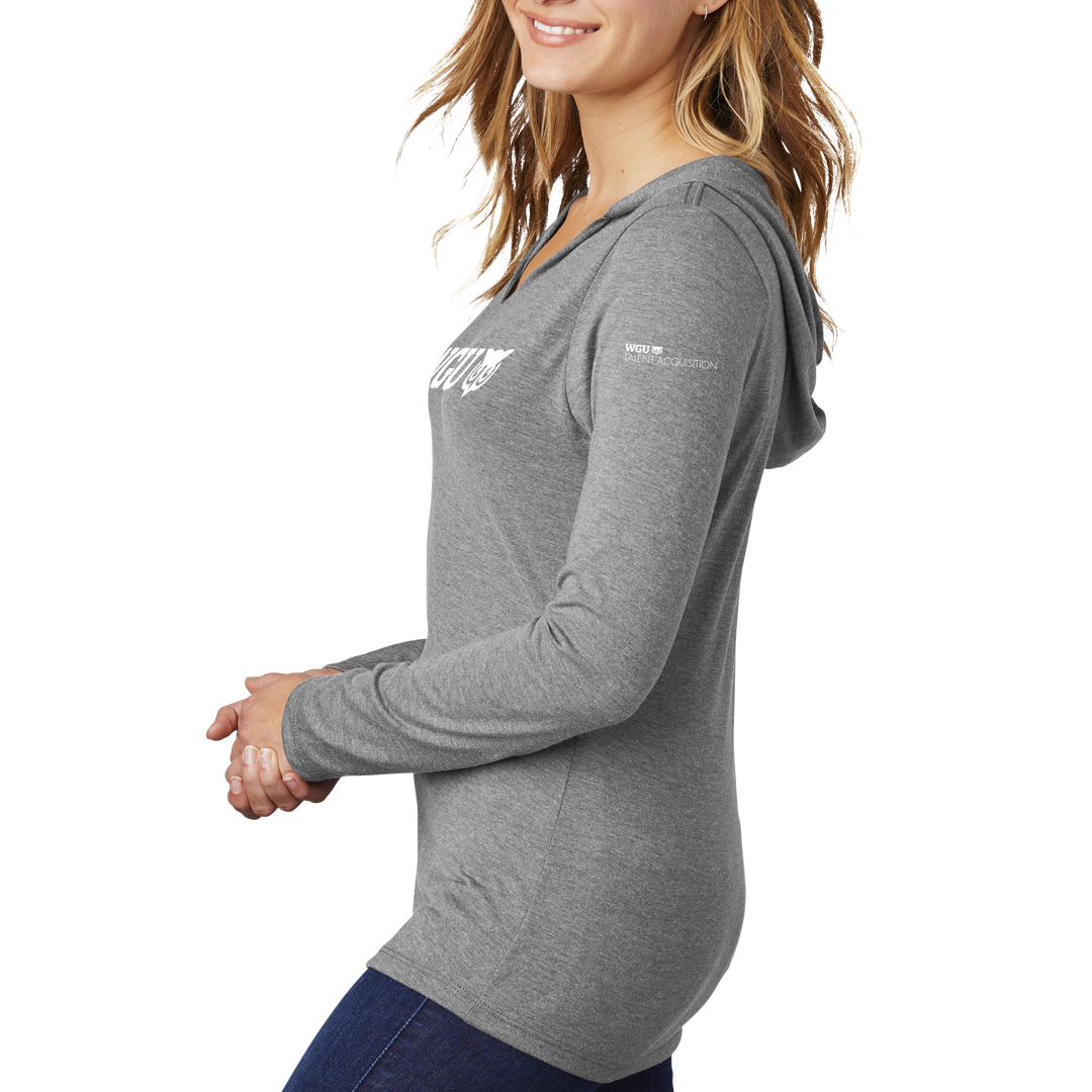District Made Ladies Perfect Tri Long Sleeve Hoodie - Talent Acquisition