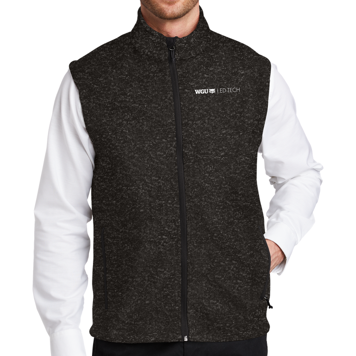 Port Authority ® Sweater Fleece Vest - Ed Tech