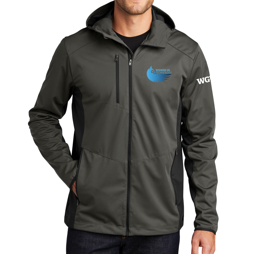 Windbreaker with soft sales inside