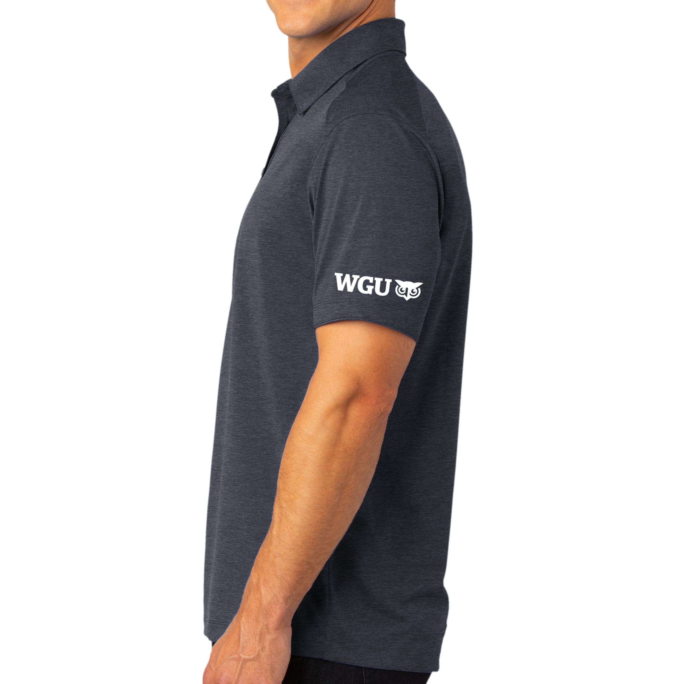 port authority digi heather performance polo