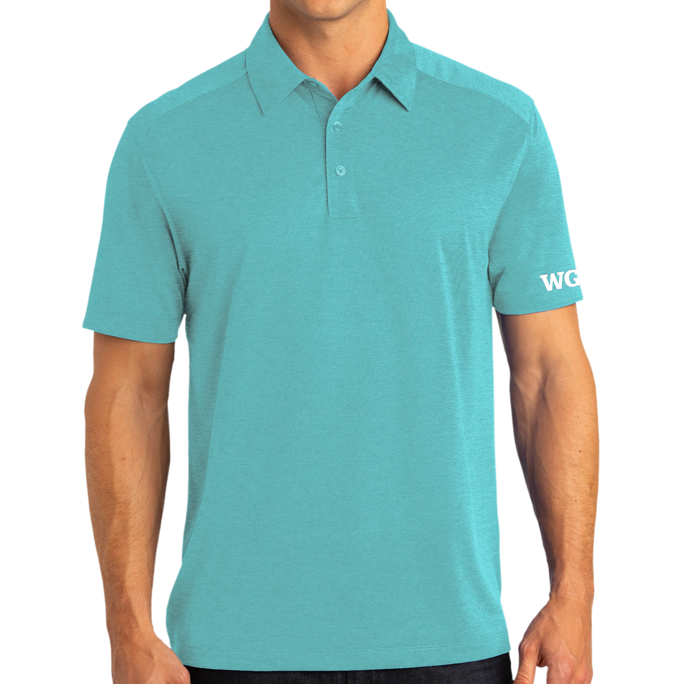 port authority digi heather performance polo