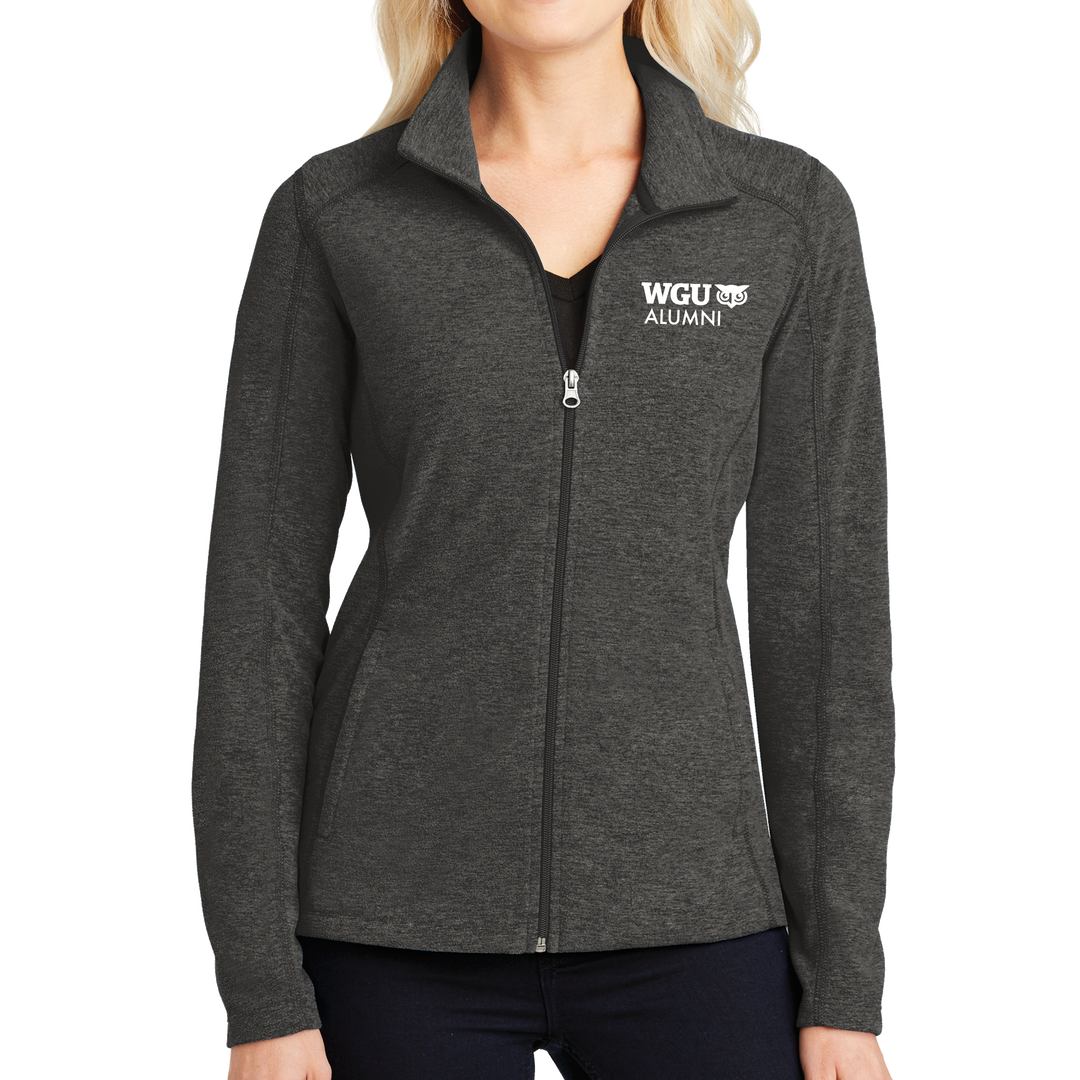 Port Authority® Ladies Heather Microfleece Full-Zip Jacket - Alumni –  WGUstore