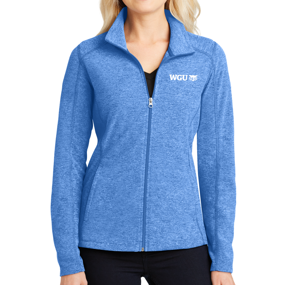 Port Authority® Ladies Heather Microfleece Full-Zip Jacket – WGUstore