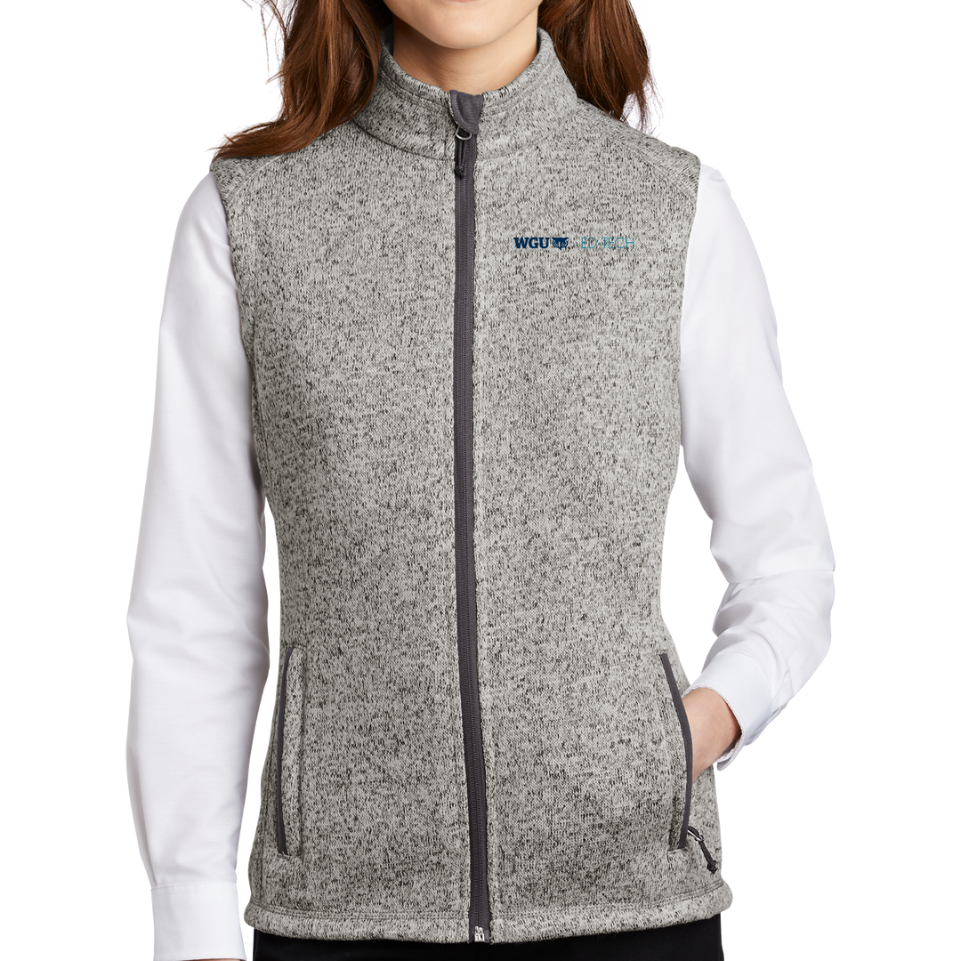 Port Authority ® Ladies Sweater Fleece Vest - Ed Tech