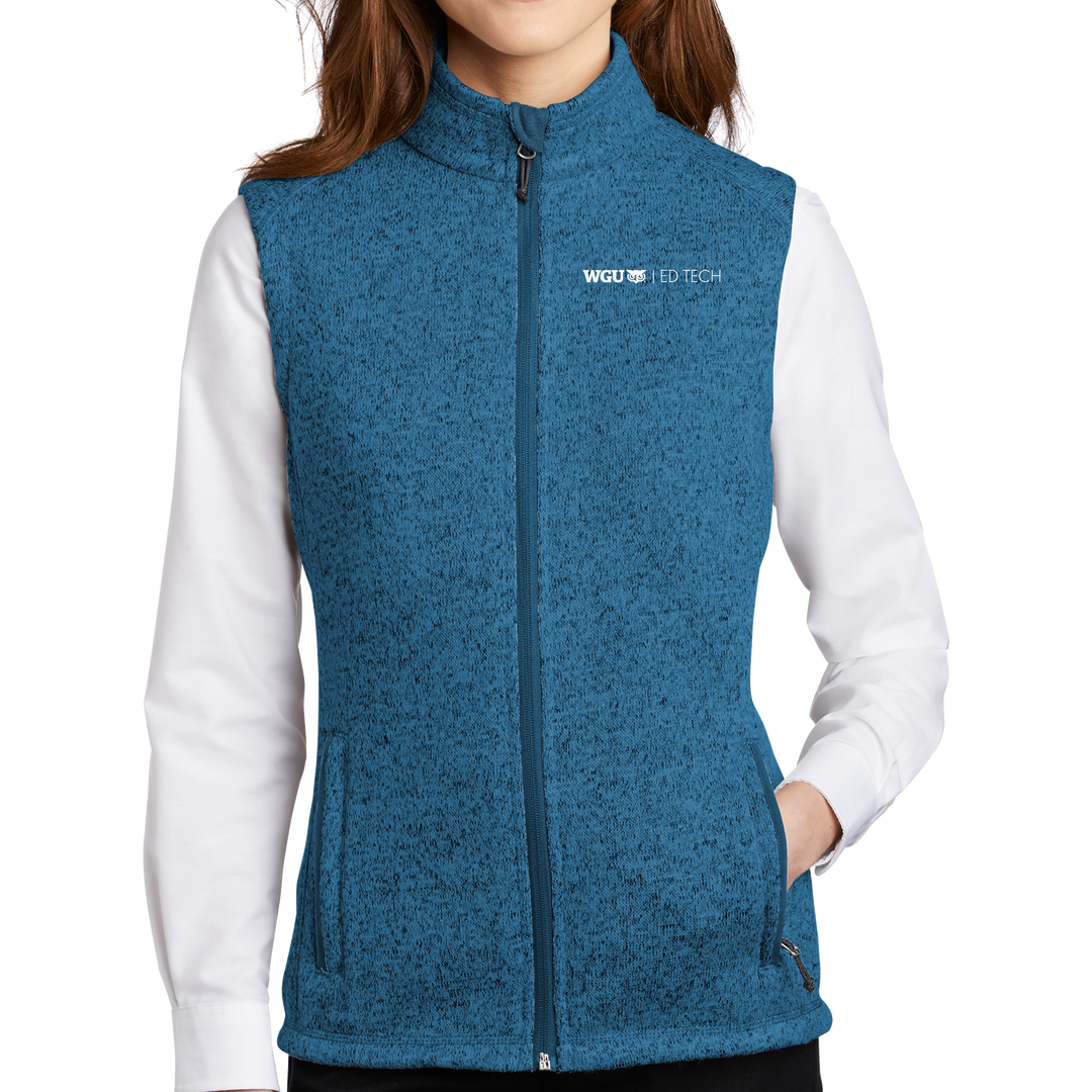 Port Authority ® Ladies Sweater Fleece Vest - Ed Tech
