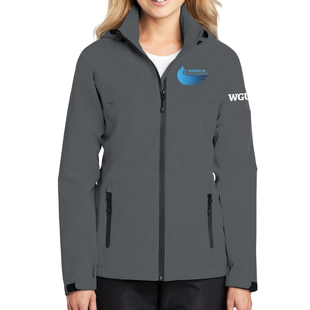 Ladies grey waterproof 2024 jacket