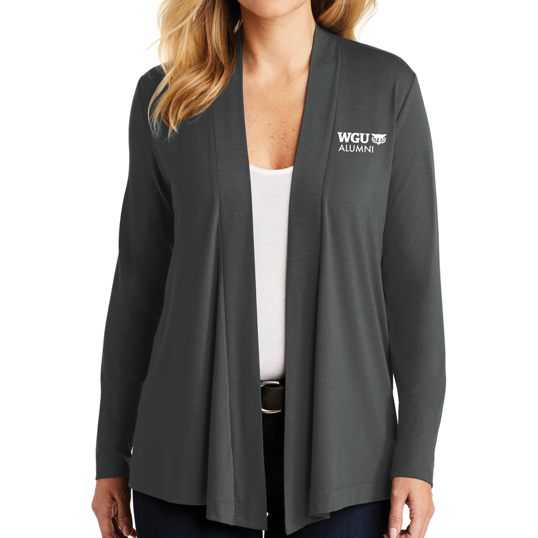 Port authority ladies concept knit cardigan deals