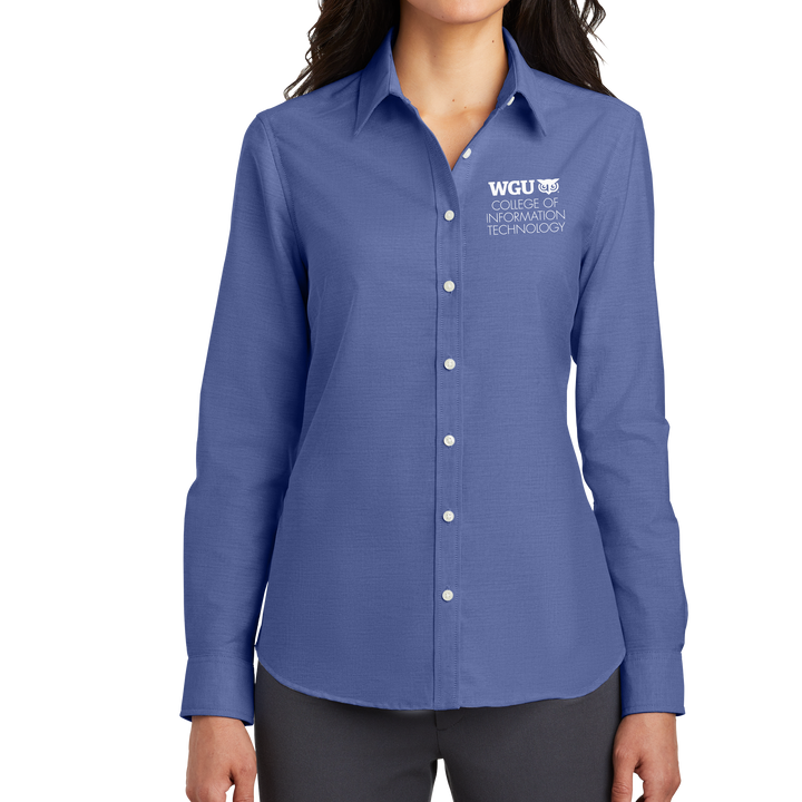 Port Authority® Ladies SuperPro™ Oxford Shirt - COIT