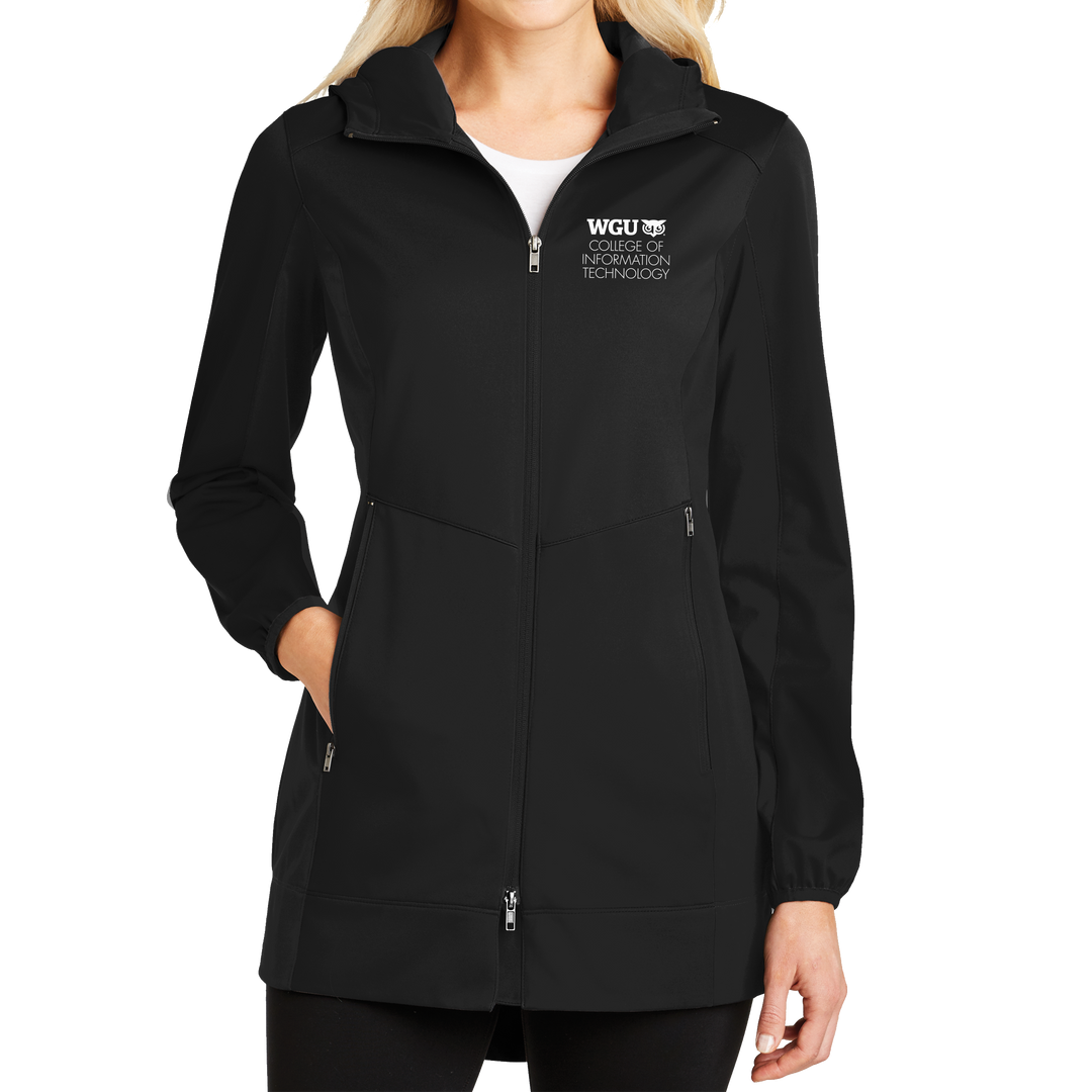 Port Authority® Ladies Active Hooded Soft Shell Jacket WGU - COIT