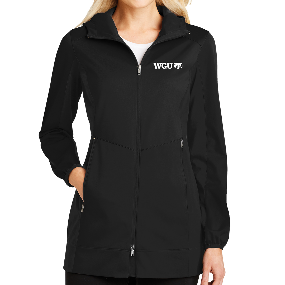 Port Authority® Ladies Active Hooded Soft Shell Jacket
