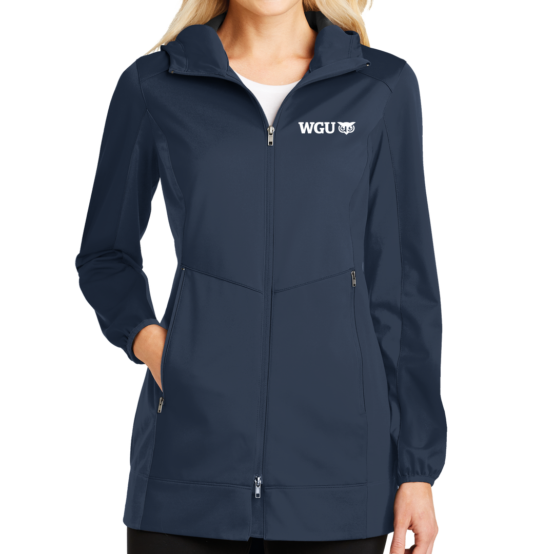 Port Authority® Ladies Active Hooded Soft Shell Jacket