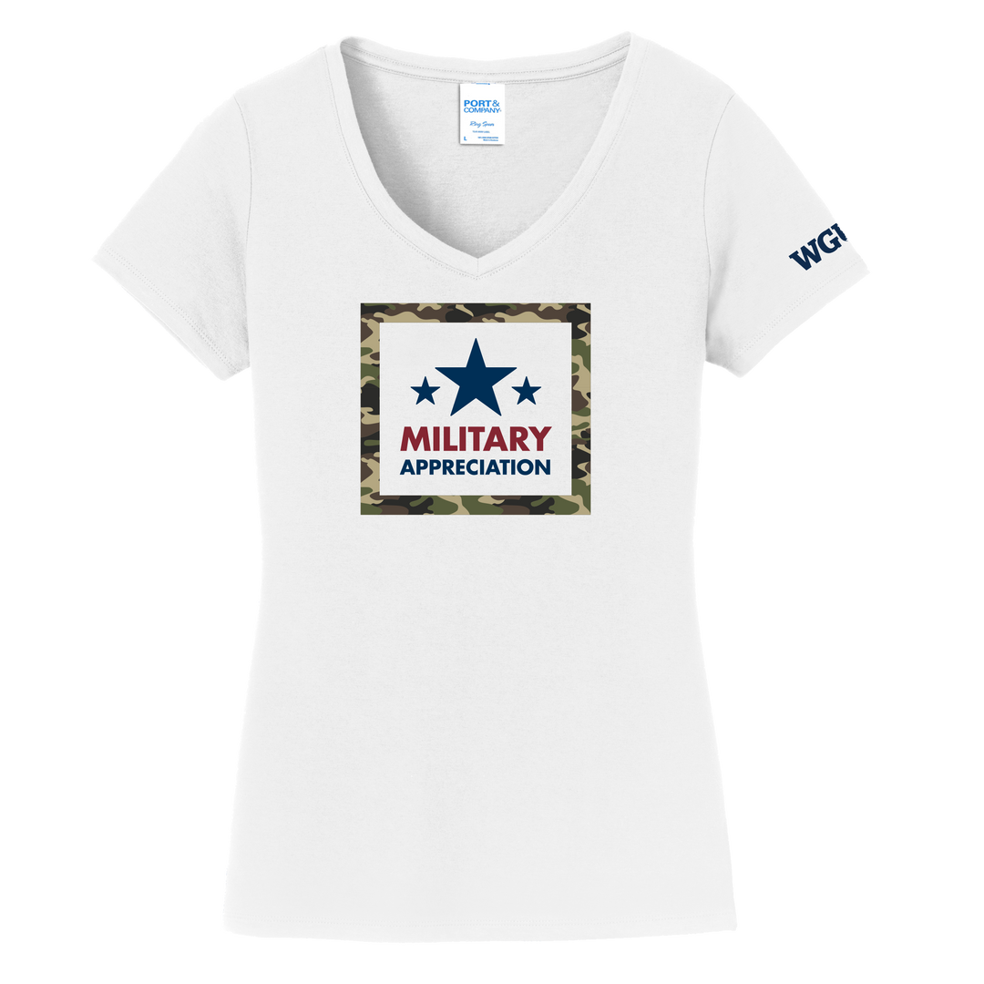 Port & Company® Ladies Fan Favorite™ V-Neck Tee - Military Appreciation