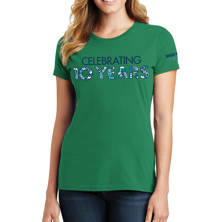Port & Company Ladies Fan Favorite Tee - Washington 10 years