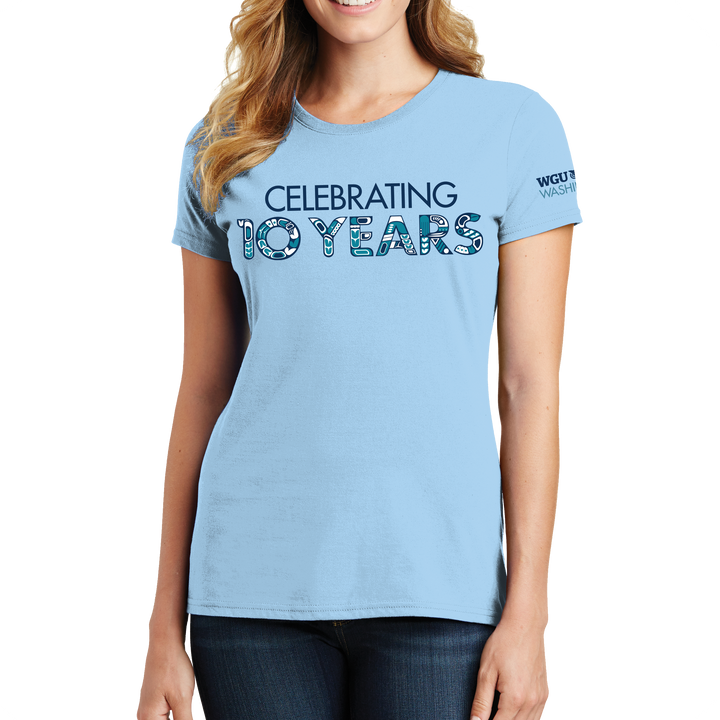 Port & Company Ladies Fan Favorite Tee - Washington 10 years