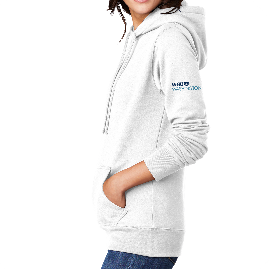 Port & Company ® Ladies Core Fleece Pullover Hooded Sweatshirt - Washington 10 Years