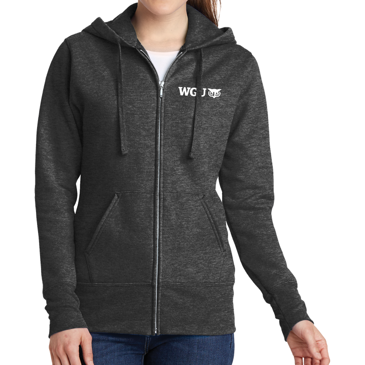 Port & Company Ladies Core Fleece Full-Zip Hooded Sweatshirt – WGUstore