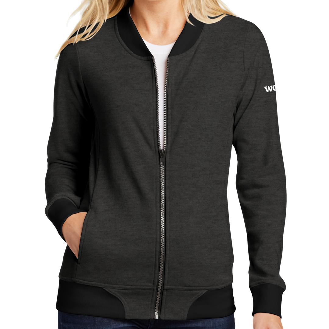 Ladies thin sales bomber jacket