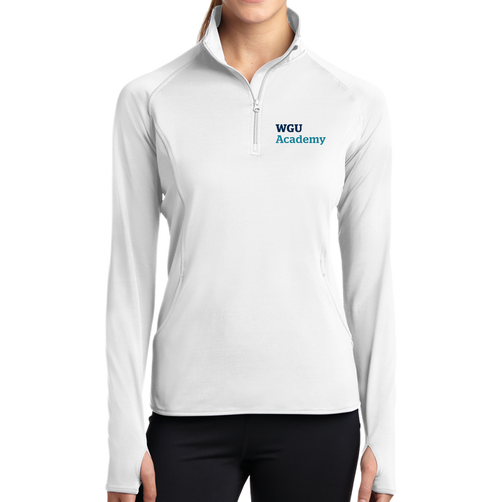 Sport-Tek® Ladies Sport-Wick® Stretch 1/2-Zip Pullover - WGU Academy