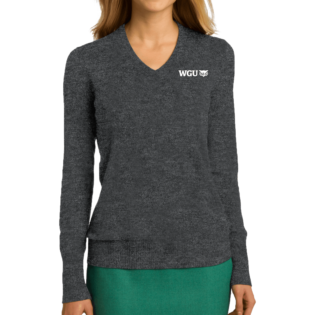 Port authority ladies v neck sweater hotsell