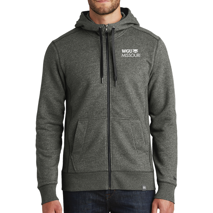 New Era® French Terry Full-Zip Hoodie - Missouri