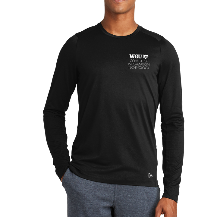 New Era® Series Performance Long Sleeve Crew Tee - COIT