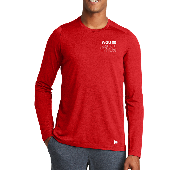 New Era® Series Performance Long Sleeve Crew Tee - COIT