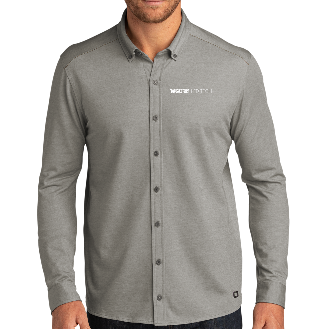 OGIO ® Code Stretch Long Sleeve Button-Up - Ed Tech